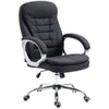 Vinsetto Executive Office Chair with Adjustable Height Swivel Wheels, Black
