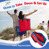 Giant 4-In-A Row Jumbo 4-to-Score Connect Game Set Indoor Outdoor Board Game