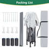 Pop Up Gazebo 3X3M Awning Canopy Party Tent Marquee 4 Sides Garden Outdoor White