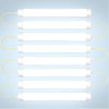 LED Strip Light Batten Tube Light 2-6FT Office Shop Garage Ceiling Lamp Daylight
