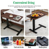 Medical Overbed Bedside Table Adjustable Height with Wheels Hospital Home Desk