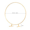 0.3-2M Wedding Metal Arch Frame Round Backdrop Venue Circular Stand Floral Gate