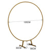 0.3-2M Wedding Metal Arch Frame Round Backdrop Venue Circular Stand Floral Gate