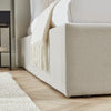 Dusk Ascot Natural Linen Look Fabric King Size Ottoman Storage Bed RRP £999