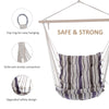Garden Hammock Chair Patio Swing Seat for Outdoor Porch Yard Deck, Refurbished