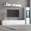 TV Wall Unit Entertainment Unit Storage Cabinet Floating TV Stand With LED Light