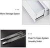 130cm TV Stand Cabinet White TV Unit with LED Lights High Gloss Storage D