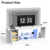 LED TV Stand Cabinet Unit Modern Matt Gloss Door MDF Entertainment RGB Lights UK