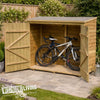 6x3 WOODEN GARDEN BIKE STORE OUTDOOR PENT BICYCLE SHED TOOL WALLSTORE STORAGE