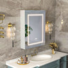 24" x 30" LED Medicine Cabinet with Light Wall Mounted Mirror Cabinet Storage