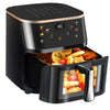 Air Fryer 10L with Easy-View Window, Touch Controls, Nonstick, 6 Function