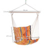 Garden Hammock Chair Patio Swing Seat for Outdoor Porch Yard Deck, Refurbished