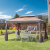 3 x 4m Garden Metal Gazebo Marquee Patio Party Tent Canopy Shelter