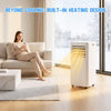 Portable Air Conditioner 12000 BTU WiFi Heat Dehumidifier Fan Remote 3-in-1 Unit