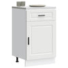 Kitchen Base Cabinet Porto White Engineered Wood