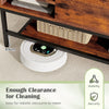 Lift Top Coffee Table with Hidden Compartment & Removable Storage Shelf（Brown）