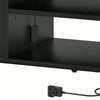 High Gloss Coffee Table with LED Light Living Room Cocktail Sofa Center Table