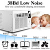 1100W 3754 BTU Portable Mini Air-Conditioning W/ Dehumidifier & Remote Control