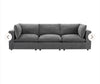 Dusk Boston 3 Seater Sofa In Grey Fabric RRP £999