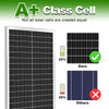 100W Watt Solar Panel 12Volt Mono for Off Grid RV Caravan Boat Shed Trailer Van