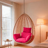 Egg-Shaped Hanging Chair Cushion Seat Garden Patio Swing Hammock Seat Chair Pad
