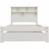 3FT White Solid Pine Wood Bed Wooden Single Size Bed Frame with Storage Drawer