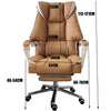 Executive Office Chair with Footrest Swivel Recliner Computer Desk Gaming Chair