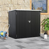 5.5 x 3ft Garden Lockable Bicycle Storage Bike Tool Box Shed Outdoor Garbage Bin