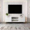 Large TV Stand 120cm Wide Flatscreen TV Cabinet with Storage for Living Room