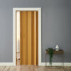 Panana Folding Door Effect PVC Internal Accordion Concertina Sliding Door White