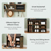 Hall Tree with Padded Seat, Coat Rack & 9 Storage Cubbies,Shoe Storage Bench