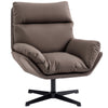Accent Chair with 360 Swivel Dark Brown