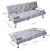 Sofa Bed Faux Leather Sofa Bed Recliner 3 Seater Luxury/Budget Modest