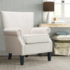 Wing Chair High Back Velvet Fabric Tub Armchair Fireside Living Room