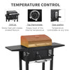 XL Outdoor Smoker Barbecue Charcoal BBQ Grill Portable Garden Cooking Trolley UK