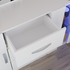 LED Sideboard 2 Door 3 Drawer Buffet Storage Cabinet Cupboard TV Unit High Gloss
