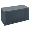 340L Lockable Garden Cushion Box Shed Outdoor Storage Chest Plastic Waterproof
