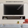 Pmnianhua 67" Floating TV Unit Wall Mounted Media Console Dark Gray