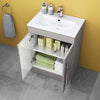Vanity Unit & Basin Sink Cabinet Bathroom Storage Furniture Free Standing Wall