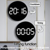 LED Large Digital Wall Clock Alarm Date Temperature Display with Remote Control