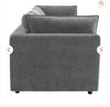 Dusk Boston 3 Seater Sofa In Grey Fabric RRP £999
