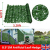 0.5*1M Artificial Faux Ivy Leaf Privacy Fence Screen Garden Panels Outdoor Hedge