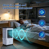 Portable Air Cooler, 15L Evaporative Air Cooler with 2 Ice Packs, Remote Control