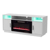 Electric Fireplace with TV Stand Unit Cabinet 30inch LED Fire Heater Living Room
