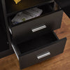 2 Door 2 Drawer Wardrobe with Shelf Hanging Rail Clothes Storage Cupboards Unit