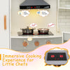 Kids Corner Kitchen Playset Wooden Cooking Toy Toddlers Play Kitchen Pretend