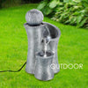 Water Feature Indoor Outdoor LED Fountain Waterfall Garden Decor (Ball on Top)