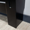 RADIATOR COVER Wall Cabinet MDF Wood Black Horizontal Line Grill Shelf Cabinet