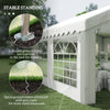 Garden Gazebo Marquee Party Wedding Tent Portable Carport Shelter Car Canopy