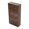 Shoe Rack Shoe Storage Cabinet Wood Stand Cupboard Unit 3 Flip Drawer Organiser